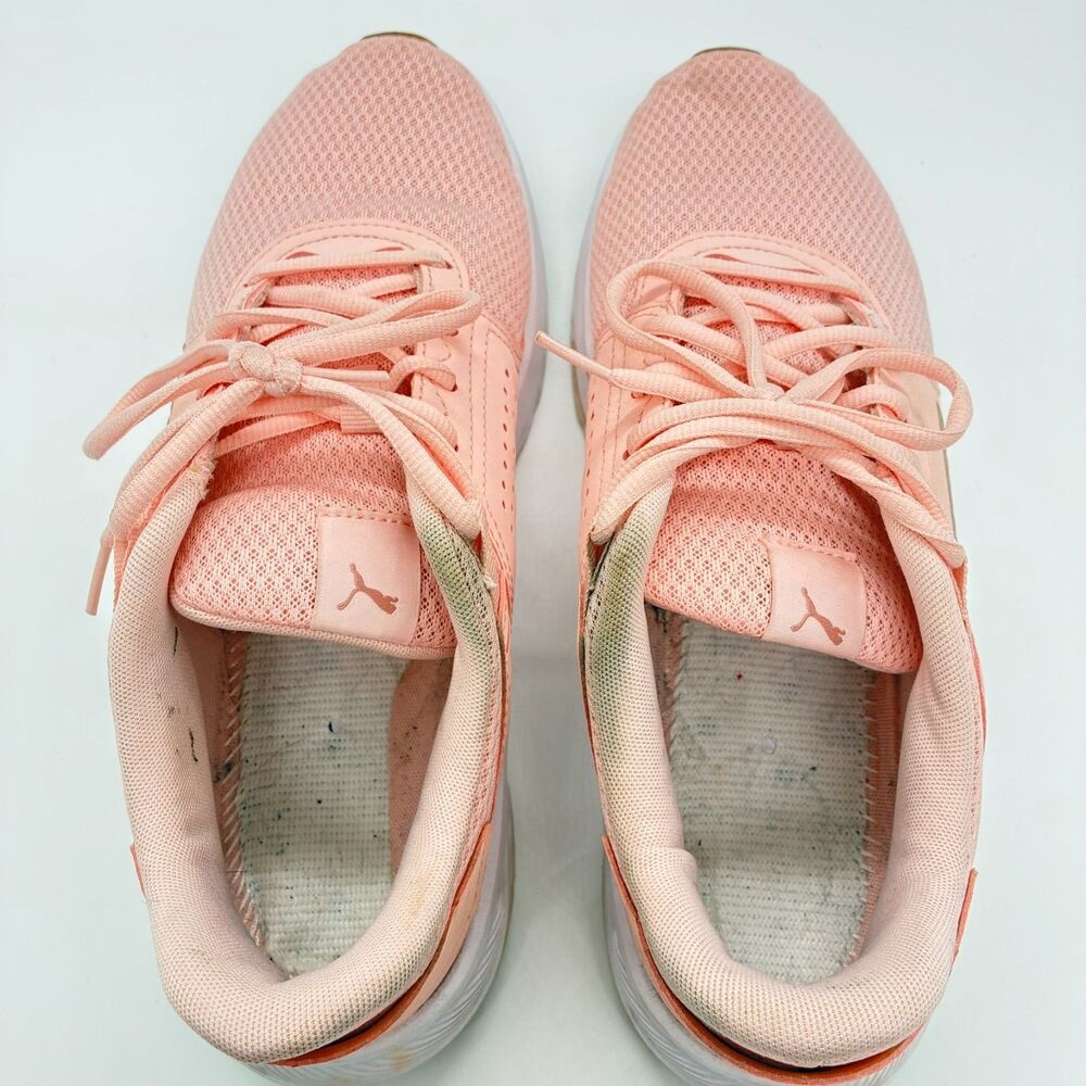Puma Mens Size 11 Pink Rose Gold Mesh Athletic Running Training Shoes Sneakers - Picture 5 of 7